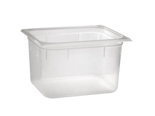 Kantine 1/2 GN 11,8 ltr 32,5x26,5x20 cm polypropylen klar, 1 stk.