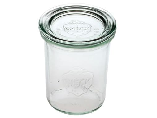Patentlasi Weck 160 ml Ø6,8x8 cm uden Låg Glas,48 stk/krt