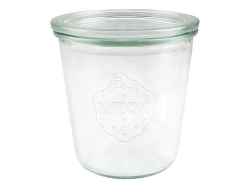 Patentglas Weck 290 ml Ø8.8x8.75 cm uden Låg Glas,48 stk/krt