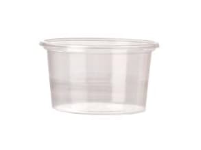 Förbandskopp 80 ml Ø70 mm Round PS Clear,30 pk x 100 st/krt