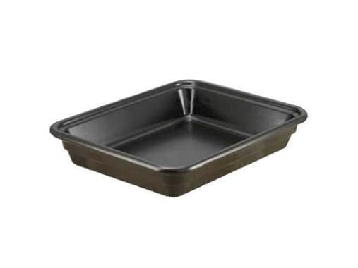 Fad 1/2 GN 32.5x26x6.5 cm Ovnfast Porcelæn Sort,stk
