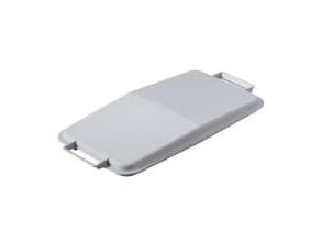 Låg L55xB29cm plast grå til plastbeholder,1 stk