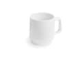 Miniatyrbilde 2 av 2: Krus med hank og løberiller Herkules 26 cl Ø7.4x8.5 cm Porcelæn Hvid,4 pk x 6 stk/krt