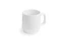 Miniatyrbilde 1 av 2: Krus med hank og løberiller Herkules 26 cl Ø7.4x8.5 cm Porcelæn Hvid,4 pk x 6 stk/krt