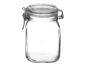 Patentglas Fido Bormioli 1 ltr. Ø10.6x16 cm - (karton á 6 stk.)