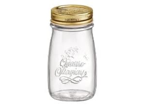 Saftflaske Quattro Stagioni 0.2 ltr Ø6.4x11.65 cm med Låg,12 stk/krt