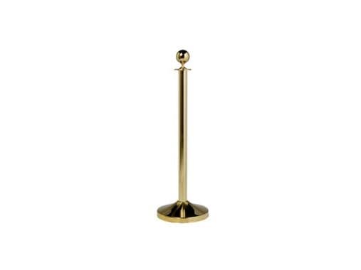 Securit® Classic Gold afspærringsstolpe rustfrit stål