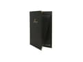 Pikkukuva 2 / 2: Menu Card holder A4 Securit classic näyttää 4 A4-sivua Nahkakansi Musta, 10 kpl/krt