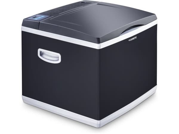 Dometic CoolFun CK 40D HYBRID - Bærbart kjøleskap / fryser - portabel - bærbar - bredde: 52 cm - dybde: 51 cm - høyde: 45 cm - 38 liter - svart / søl