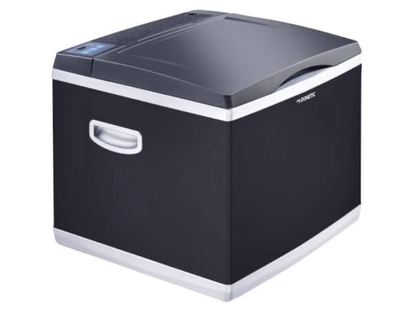 Dometic CoolFun CK 40D HYBRID - Bærbart kjøleskap / fryser - portabel - bærbar - bredde: 52 cm - dybde: 51 cm - høyde: 45 cm - 38 liter - svart / søl