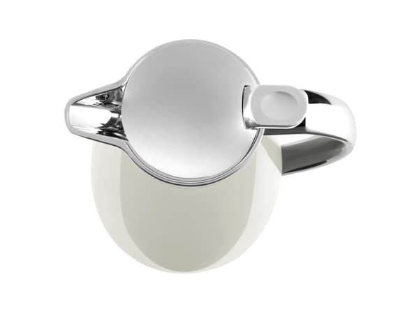 Tefal K30340, 1 l, Rostfritt stål, Vit, Plast, Rostfritt stål, 12 h, 24 h, 8 koppar