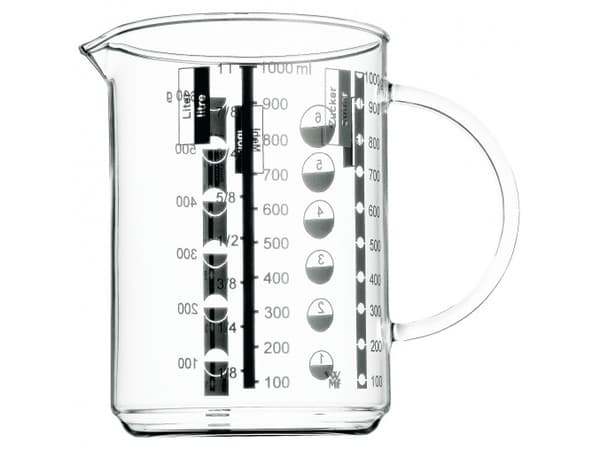 WMF 0605972000, 1 l, Glass, 1 stykker