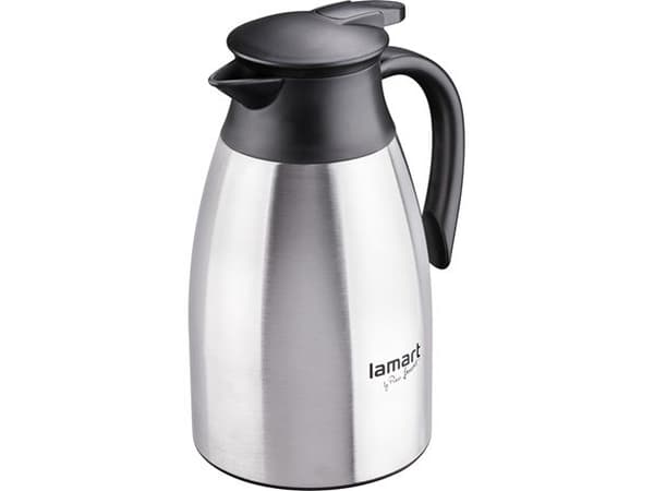 Lamart LT4032, 1,5 l, Sort, Rustfritt stål, Plast, Rustfritt stål, Plast, Reise