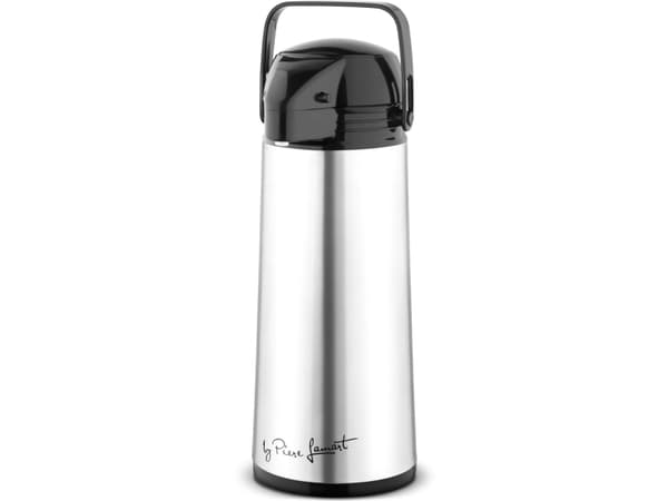 Lamart LT4037, 1,9 L, Musta, Ruostumaton teräs, Muovi, Terästä, Telttailu, Matkailu, 13 cm, 360 mm