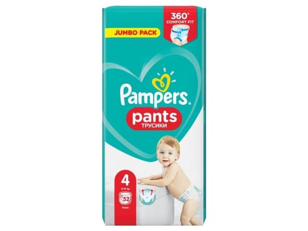 Pampers-housut poika/tyttö 4 52 kpl
