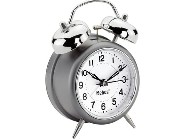 MEBUS - Alarmklokke - kvarts - skrivebord