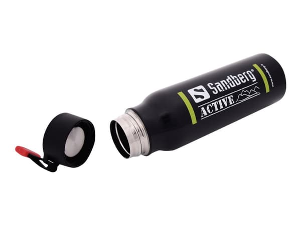Sandberg Active - Thermosflaske - Størrelse 6.5 cm - Høyde 20.5 cm - 400 ml