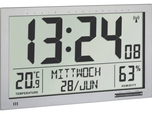 TFA-Dostmann 60.010529, Sølv, Inne hygrometer, Inne Termometer, Hygrometer, Termometer, Plastikk, 20 - 99%, -10 - 50 °C