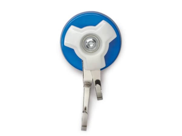 MAUL 6155935, inomhus, Universalkrok, Blå, Krom, Vit, Metall, Plast, Zink stål, 18 kg, 5,6 cm