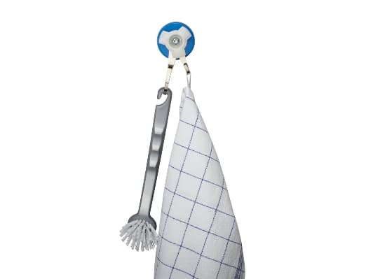 MAUL 6155935, inomhus, Universalkrok, Blå, Krom, Vit, Metall, Plast, Zink stål, 18 kg, 5,6 cm
