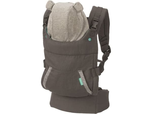 B-Kids Infantino ergonominen vauvan kantokoppa hupun kanssa
