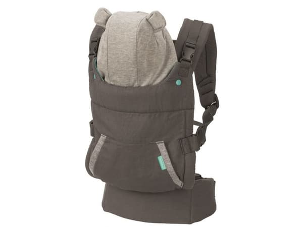 B-Kids Infantino ergonominen vauvan kantokoppa hupun kanssa