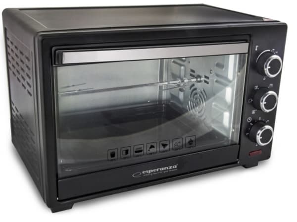 Esperanza EKO006, 25 L, Musta, Rotaatio, 1600 W, 220 - 240 V, 50 Hz