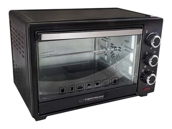 Esperanza EKO006, 25 L, Musta, Rotaatio, 1600 W, 220 - 240 V, 50 Hz