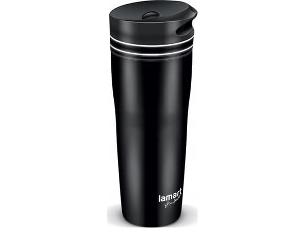 LAMART lämpömuki MANQ LT4049 (musta/valkoinen)