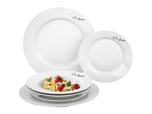 Lamart LT9001, 3 henkilö(t), Posliini, Valkoinen, Pyöreä, Classic, 27 cm