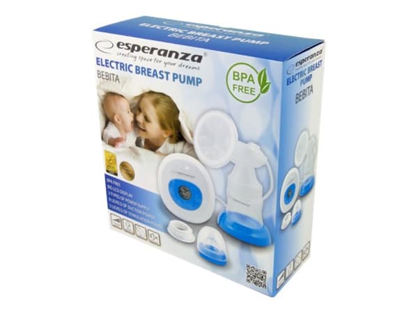 Esperanza BEBITA - Breast pump - trådløs - blå