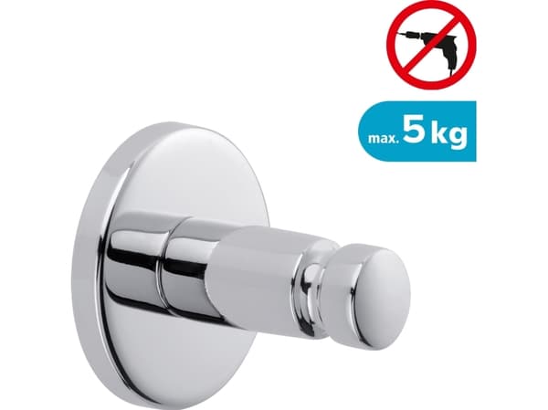 tesa SMOOZ Olika monteringsmaterial (L x B x H) 37 x 37 x 37 x 37 mm Krom (blank) Innehåll: 1 st