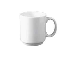 Kahvallinen muki Superwhite 34 cl Ø8,3x9,6 cm Posliini Valkoinen, 12 kpl/pakkaus