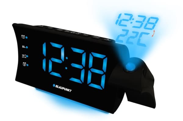 Blaupunkt CRP81USB, Digital vekkerklokke, Sort, -20 - 50 °C, FM, Temperatur, Tid, LED