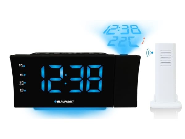 Blaupunkt CRP81USB, Digital vekkerklokke, Sort, -20 - 50 °C, FM, Temperatur, Tid, LED