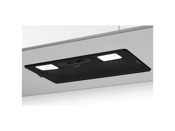 Candy CBG625/1N - Panser - hvelv - bredde: 52 cm - dybde: 28 cm - uttrekking og resirkulering - black and metallic finish