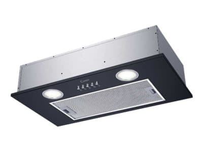 Candy CBG625/1N - Panser - hvelv - bredde: 52 cm - dybde: 28 cm - uttrekking og resirkulering - black and metallic finish Sort