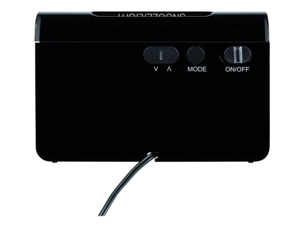 TFA ICON - Väckarklocka - elektronisk - skrivbord - svart