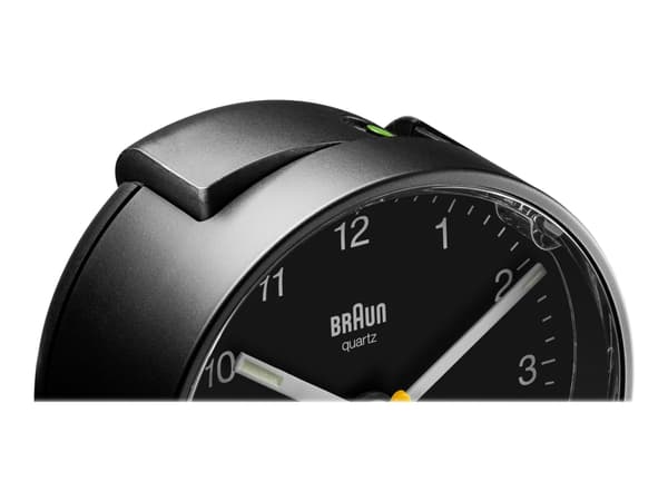 Braun BC01B Quartz vekkerklokke Sort