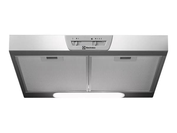 Electrolux LFU216X - Kåpa - standard - bredd: 59.8 cm - djup: 51 cm - utsug och återcirkulering (-) - rostfritt stål Rostfritt stål