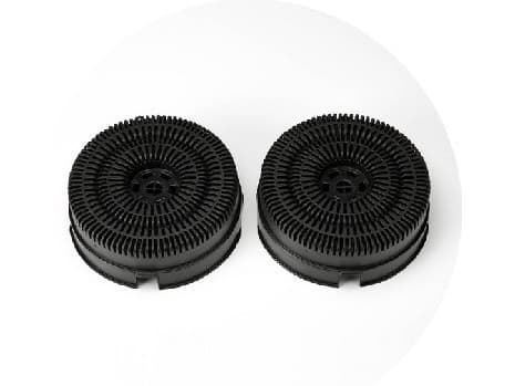 EICO - Recirkulationsfilter - sort - for EICO Elite 14; Elica Elite 14; Elite 14; Era C IX/A/60, IX/A/80, WH/A/60, WH/A/72, WH/A/80