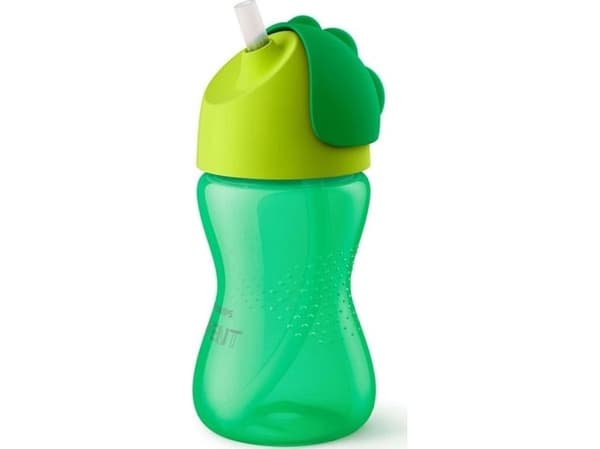 Avent-kuppi pillillä vihreä 300ml (SCF798/01)
