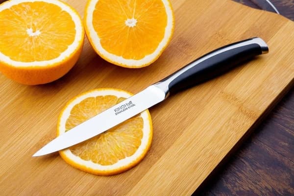 KingHoff STÅL UTILITY KNIVE KINGHOFF KH-3427 12cm