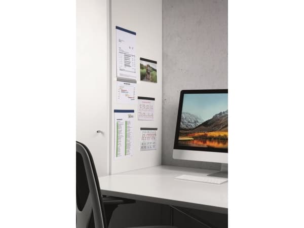 Magnetklemme DURAFIX RAIL 210 mm mørkeblå, selvklæbende magnetisk - (5 stk.)
