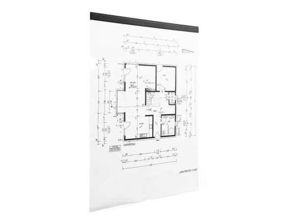 Kestävä durafix-ripustuskisko, 297 mm, musta, 5 kpl.
