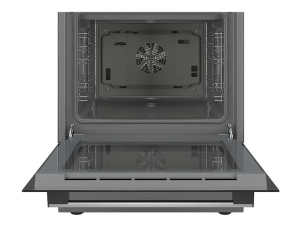 Bosch Serie | 4 HKR39A250U - Komfyr - frittstående - bredde: 60 cm - dybde: 60 cm - høyde: 90 cm - med selvrens - rustfritt stål