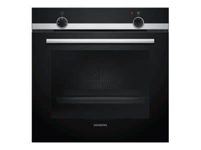 Siemens iQ100 HB510ABR0S - Ovn - innebygd - fordypning - bredde: 56 cm - dybde: 55 cm - høyde: 58.5 cm - Klasse A - rustfritt stål