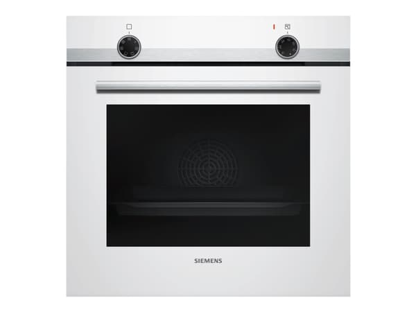 Siemens iQ100 HB510ABV0S - Ovn - innebygd - fordypning - bredde: 56 cm - dybde: 55 cm - høyde: 58.5 cm - Klasse A - hvit