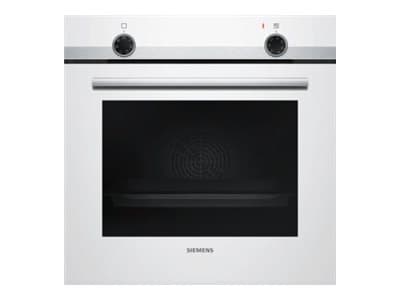 Siemens iQ100 HB510ABV0S - Ovn - innebygd - fordypning - bredde: 56 cm - dybde: 55 cm - høyde: 58.5 cm - Klasse A - hvit