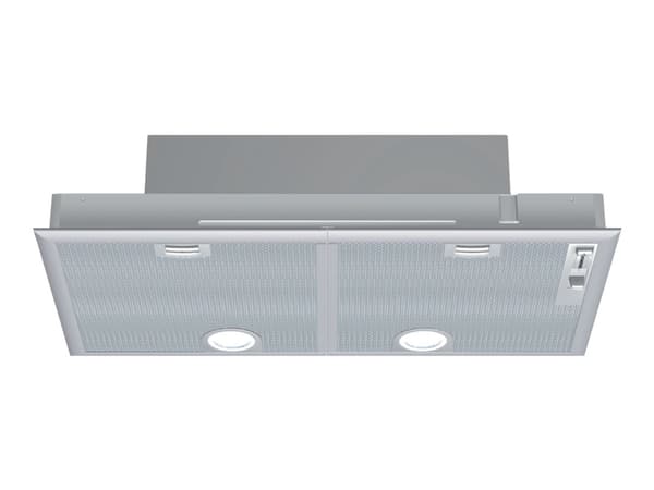 Siemens iQ300 LB75565 - Panser - hvelv - Nisje - bredde: 70 cm - dybde: 35 cm - ekstraksjon og resirkulasjon (-) - med intern motor - sølvmetallfarge